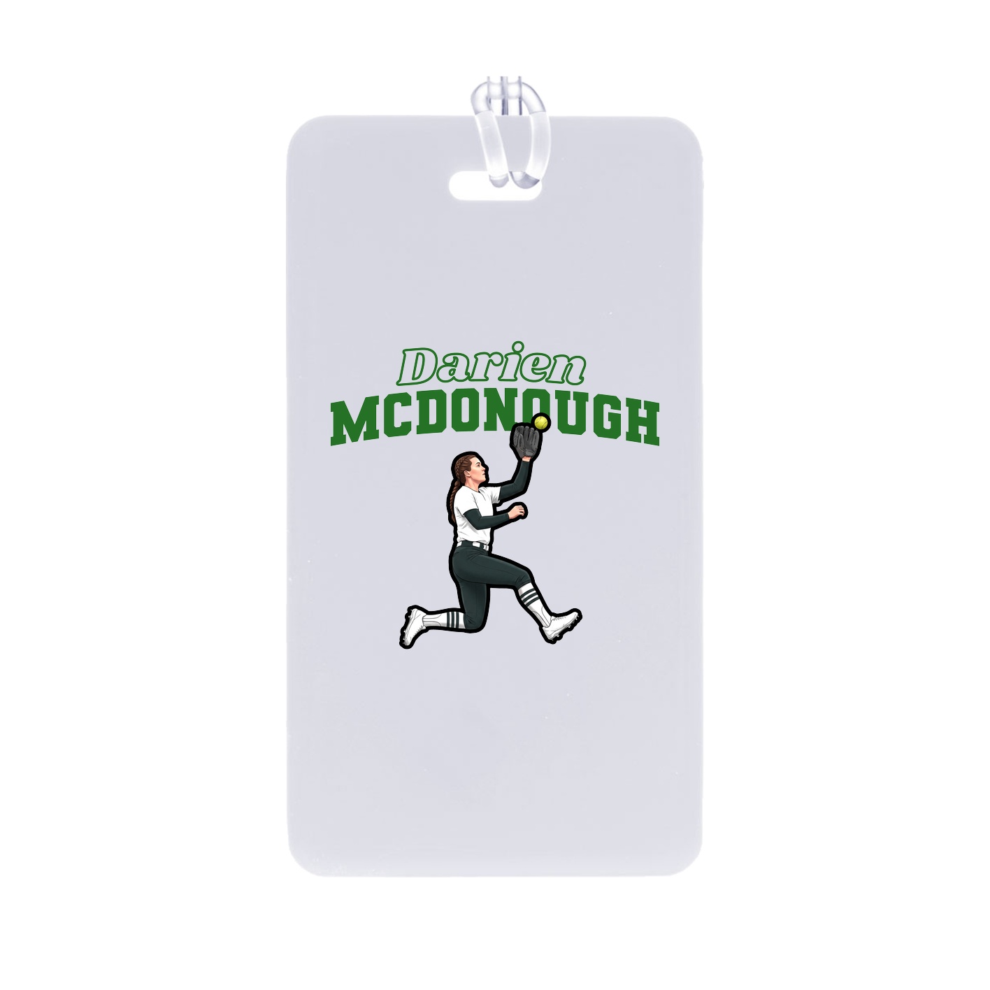 Bag Tag — Name Arch in Classic
