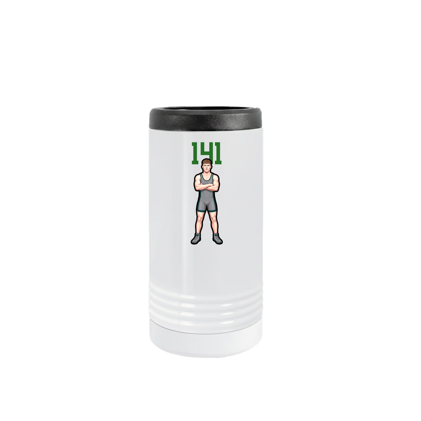 Slim Beverage Holder — Number Top in White