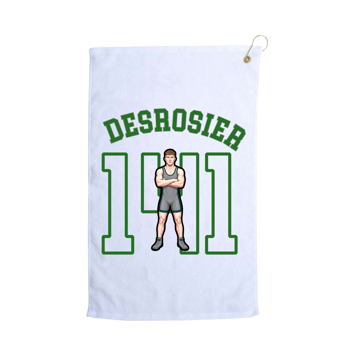 Golf Towel — Shirsey Arch in White