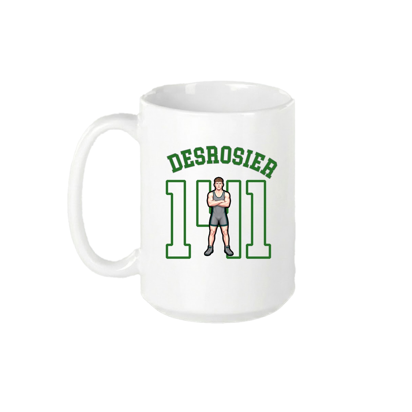 15oz Coffee Mug — Shirsey Arch in White