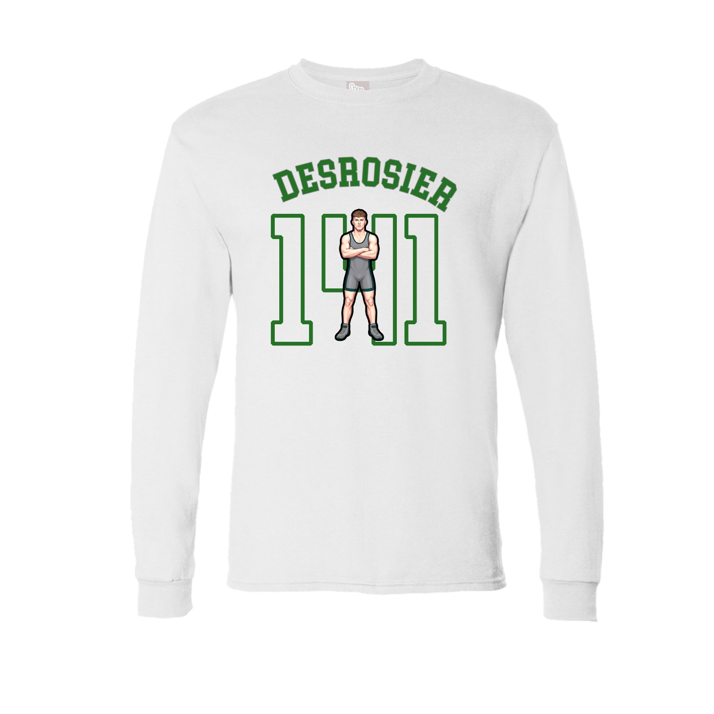 Long Sleeve Tee — Shirsey Arch in White