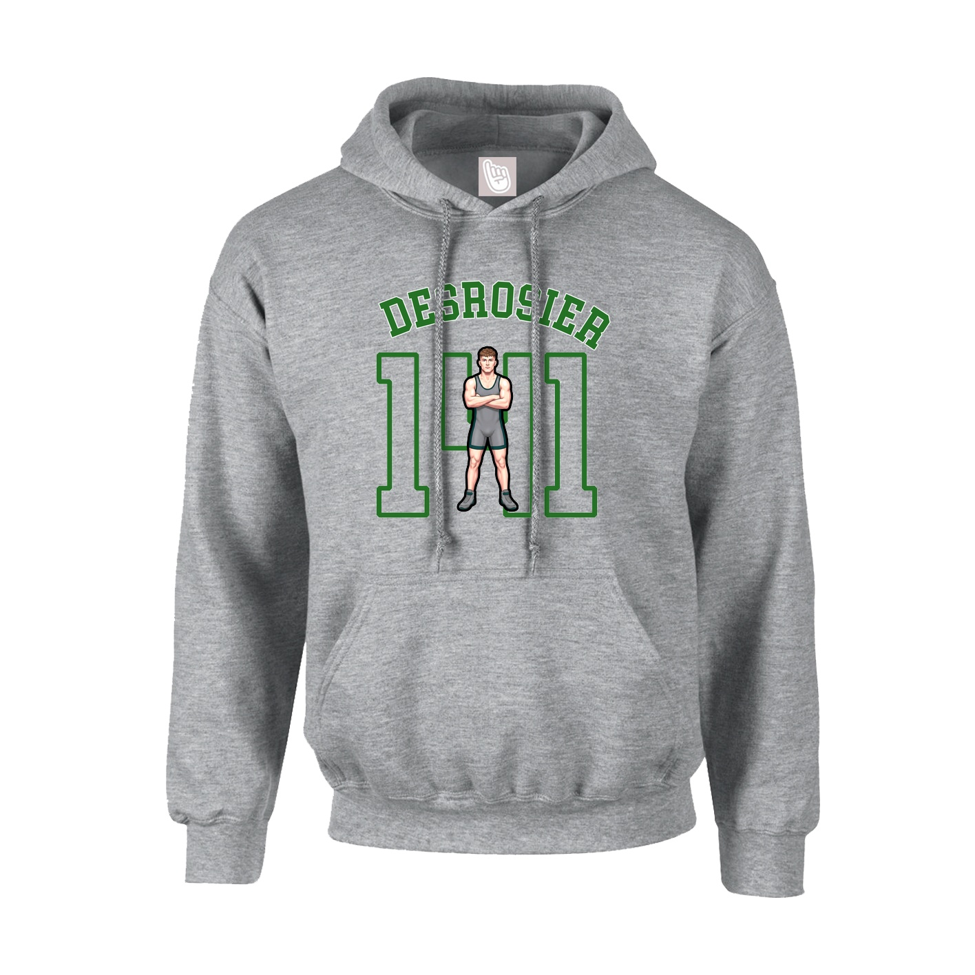 Youth Hoodie — Shirsey Arch in Grey