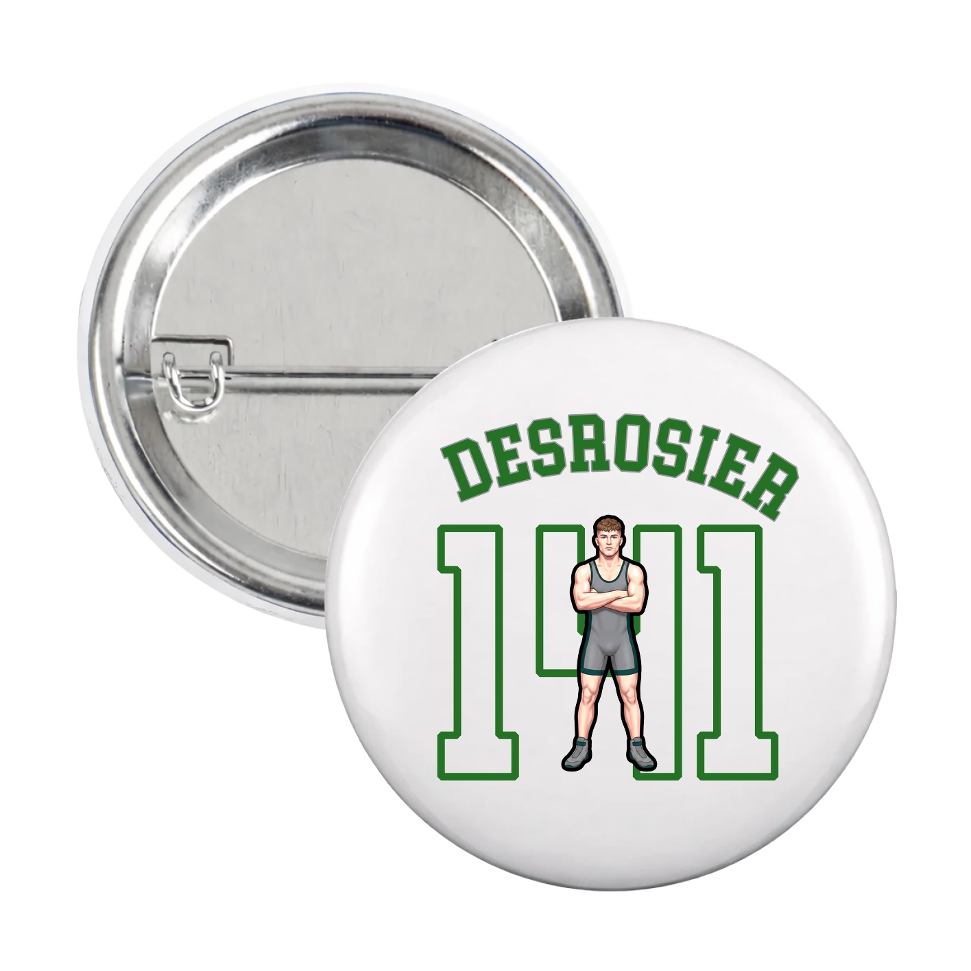Game Day Button — Shirsey Arch in White