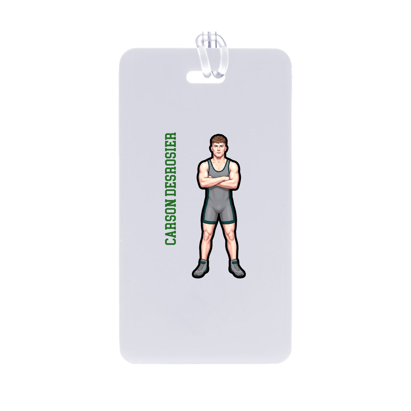 Bag Tag — Name Vertical in Classic