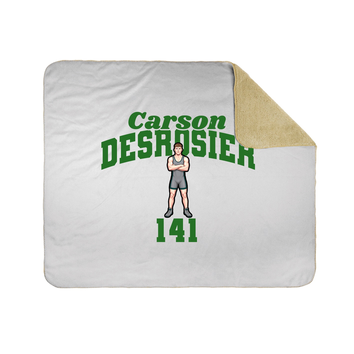 Throw Blanket — Signature Arch in White