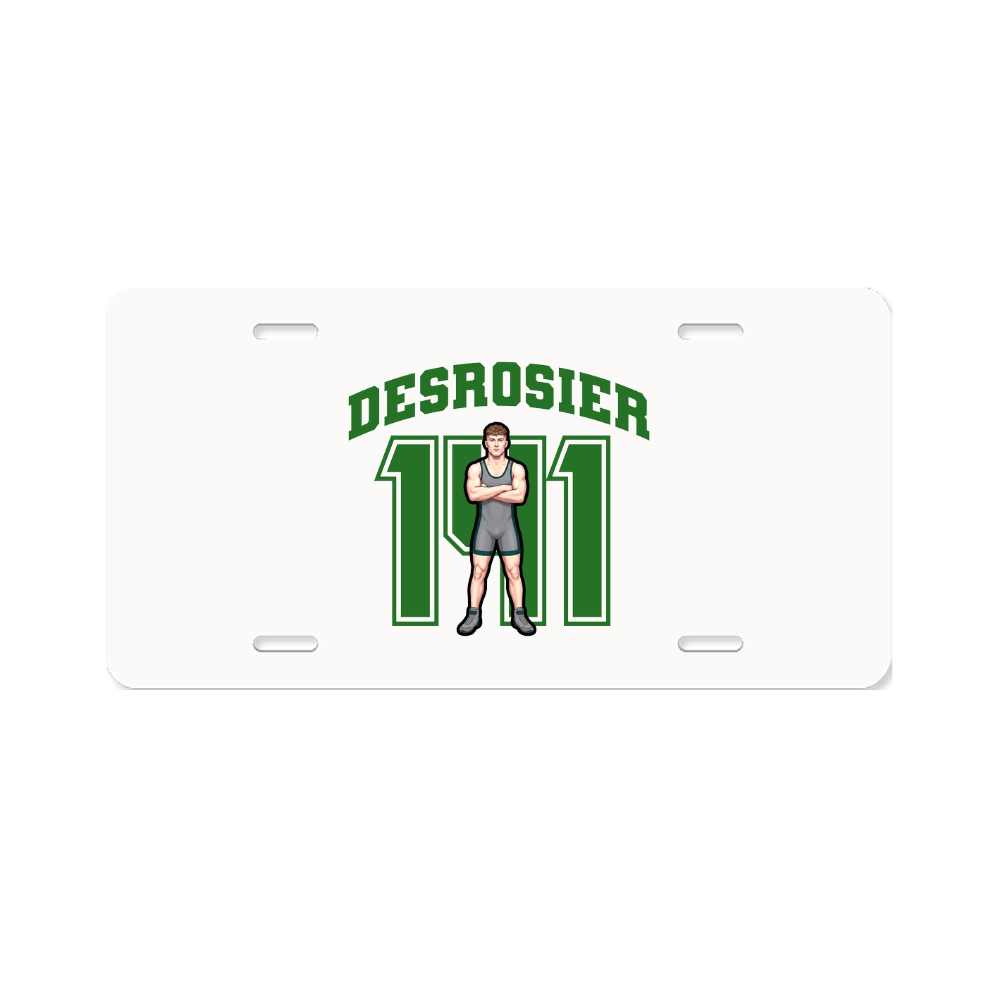 License Plate — Number in Classic