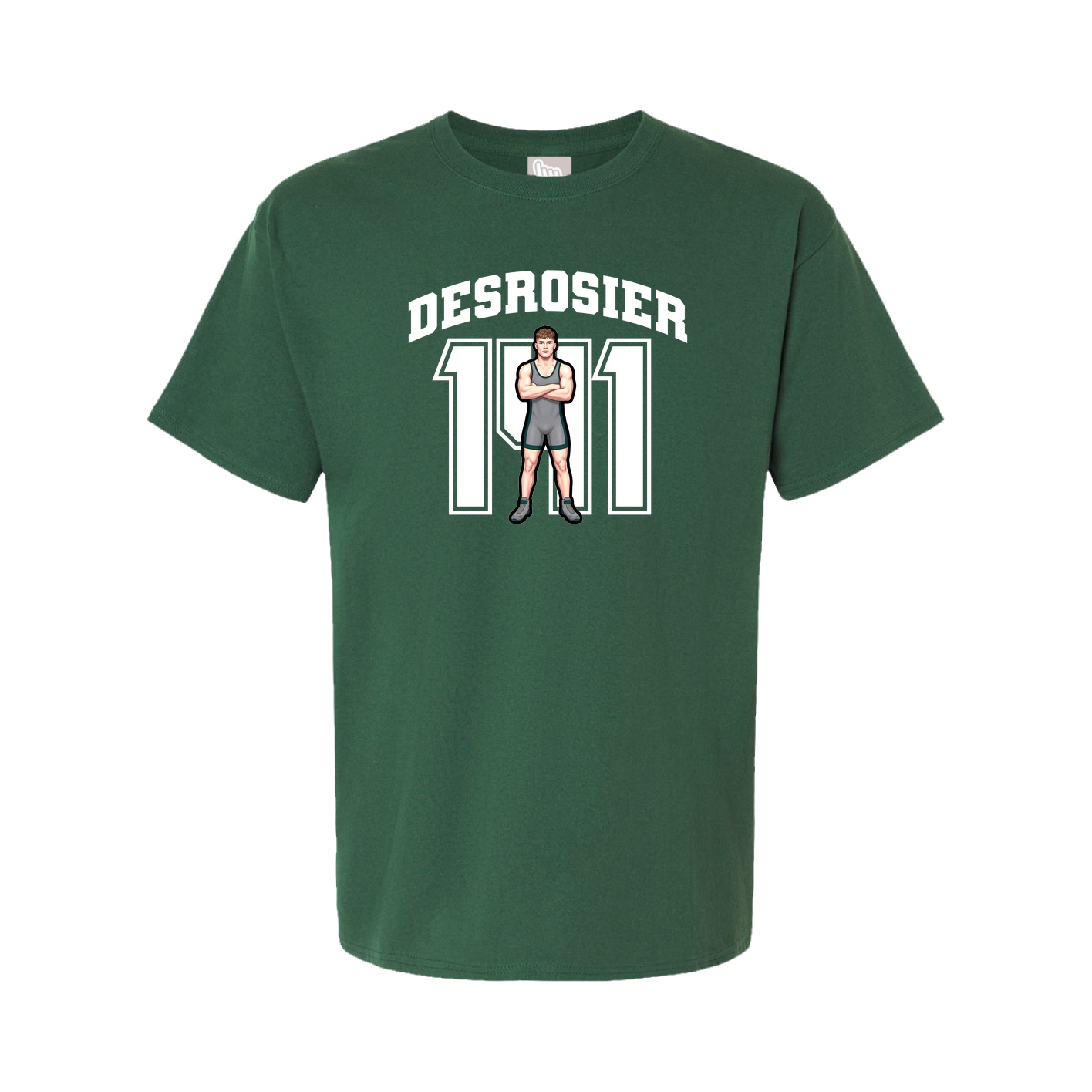 Youth Tee — Number in Green