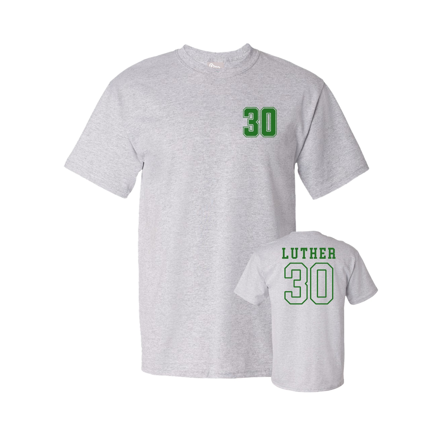 Youth Tee — Chest Back in Grey
