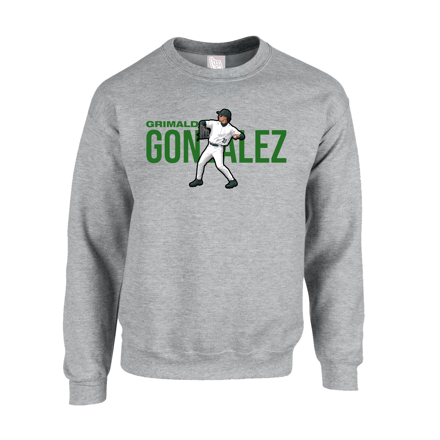 Fleece Crew — Player Name in Grey