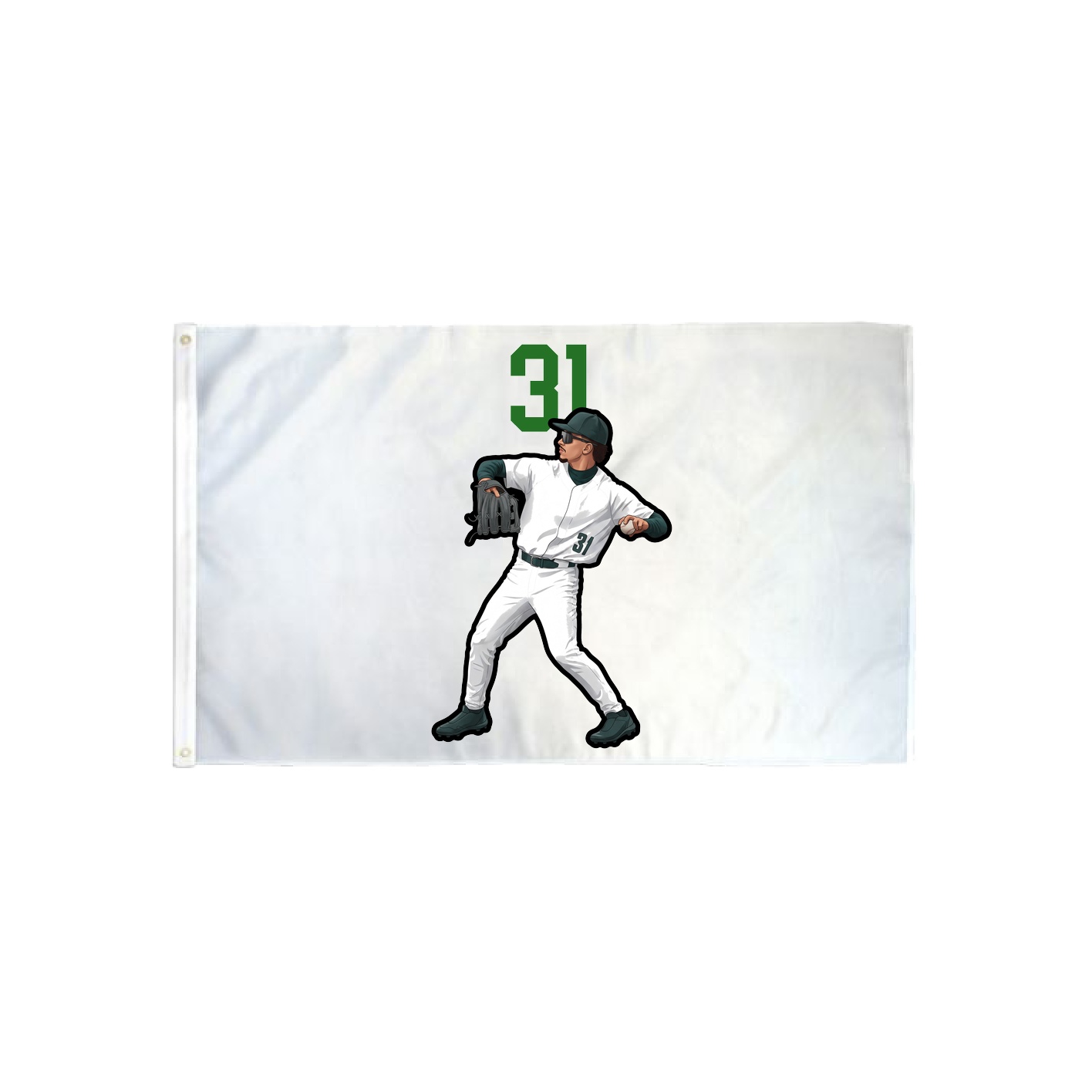 3x5 Flag — Number Top in Classic