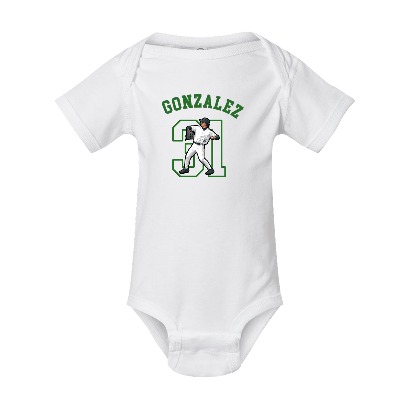 Baby Onesie — Shirsey Arch in White