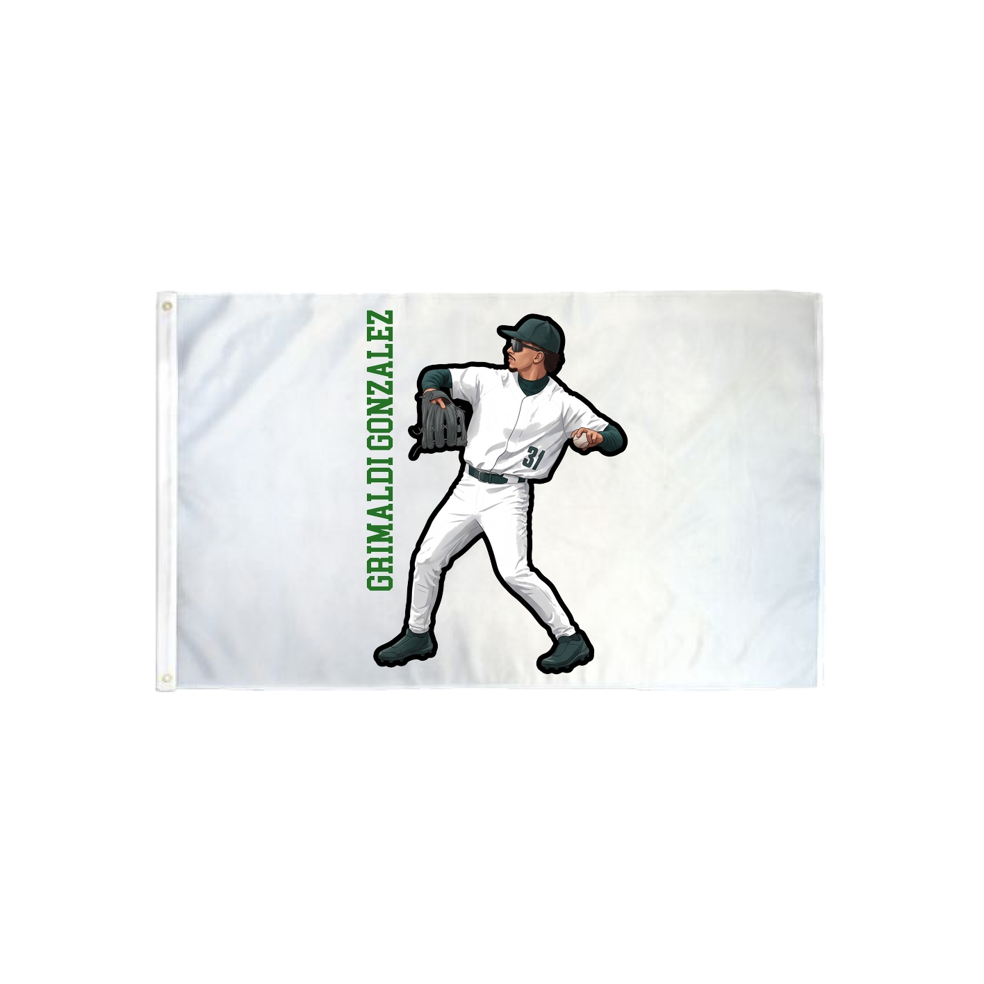 3x5 Flag — Name Vertical in Classic