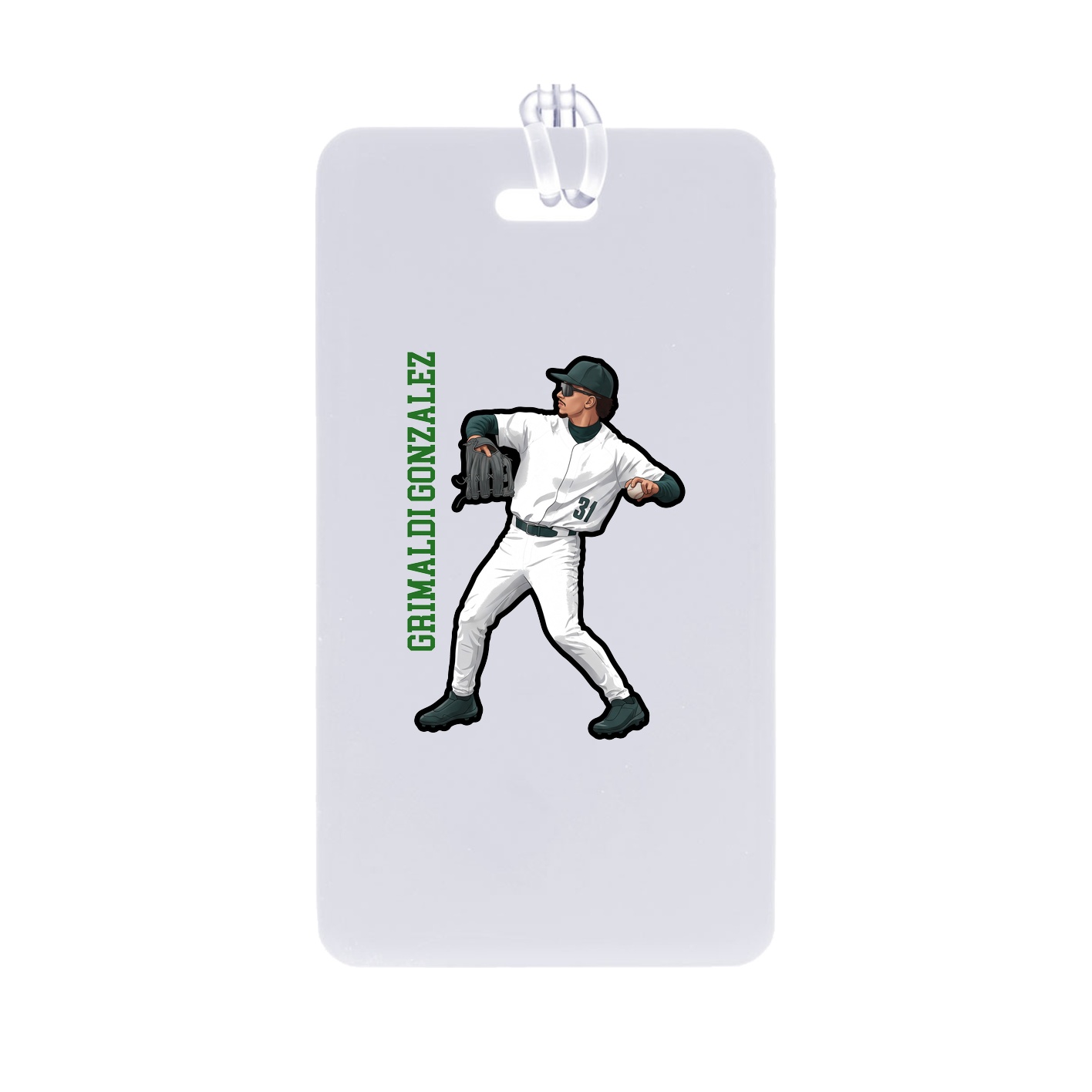 Bag Tag — Name Vertical in Classic