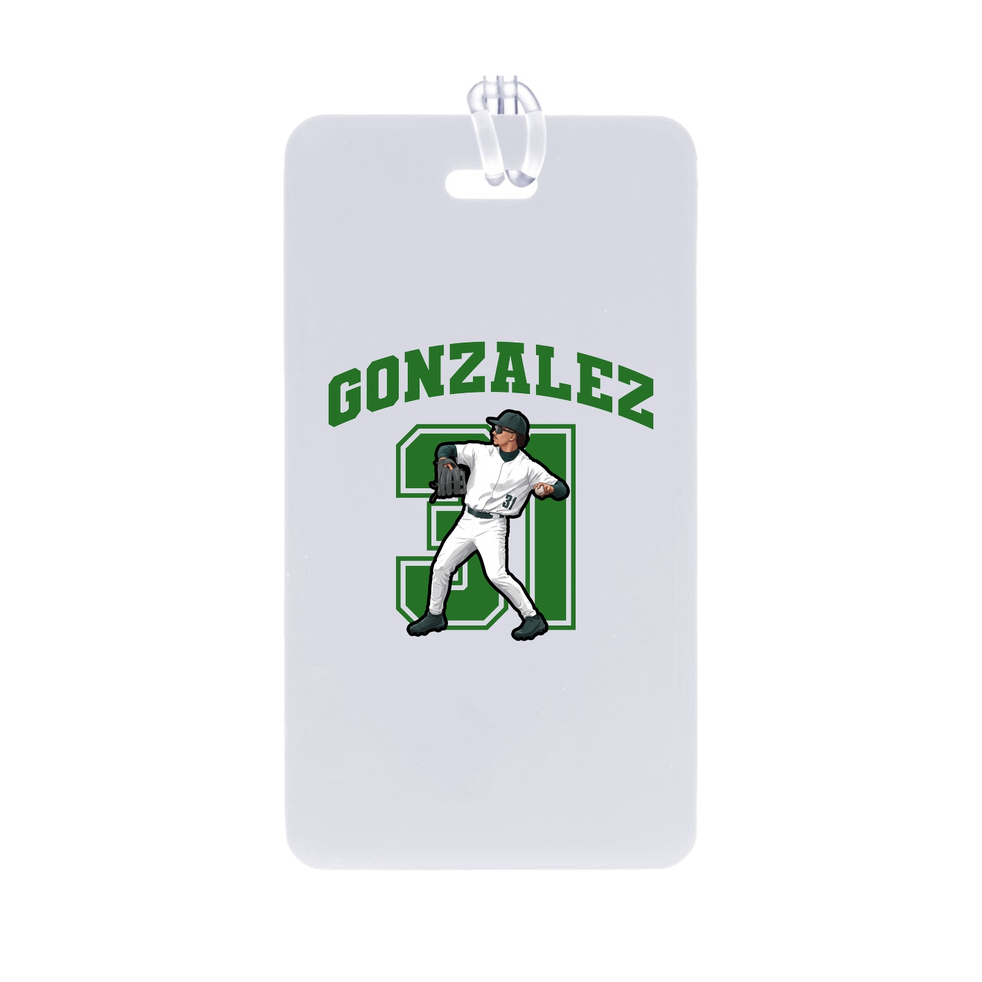 Bag Tag — Number in Classic