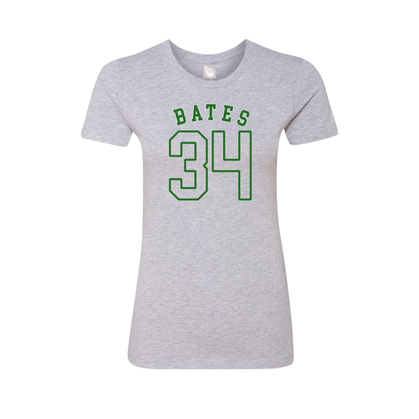 Fitted Women's Tee — Shirsey Arch in Grey