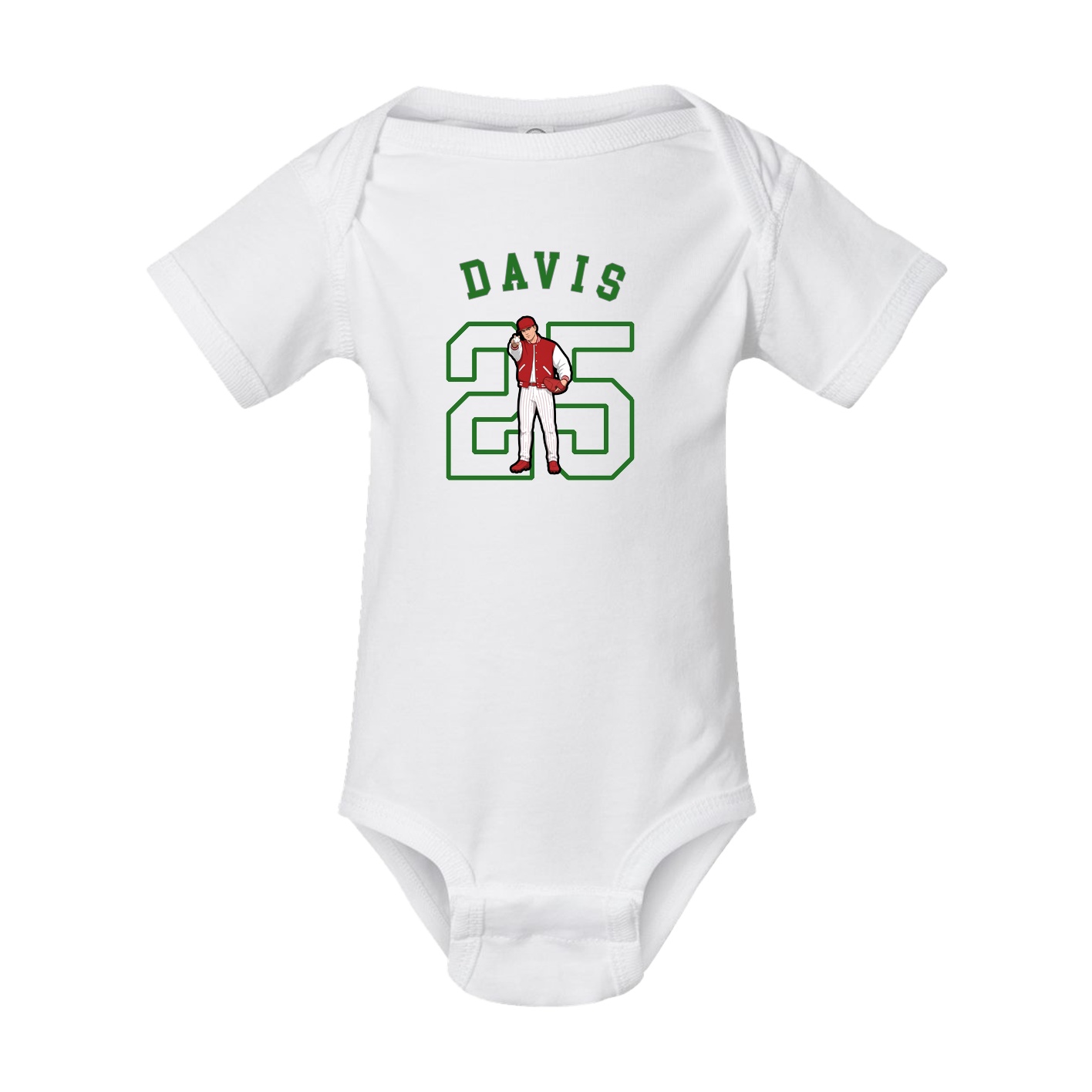 Baby Onesie — Shirsey Arch in White
