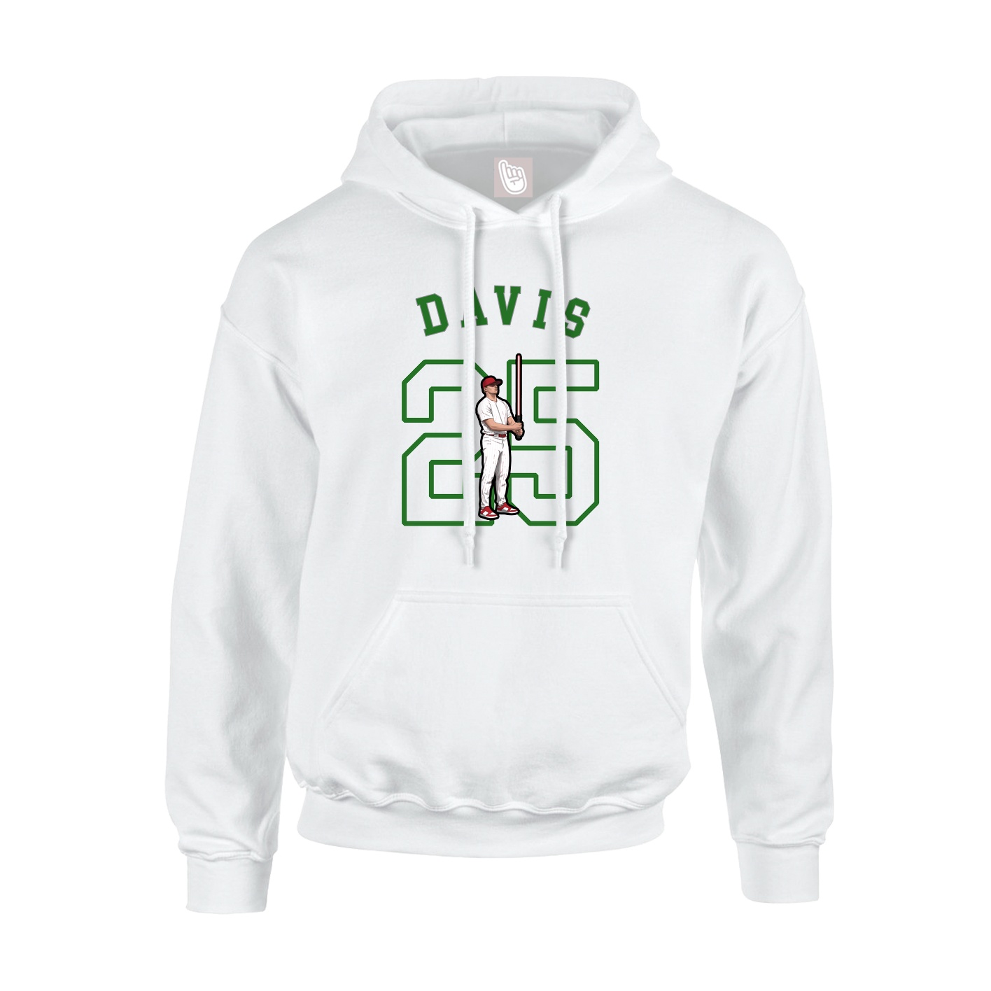 Youth Hoodie — Shirsey Arch in White