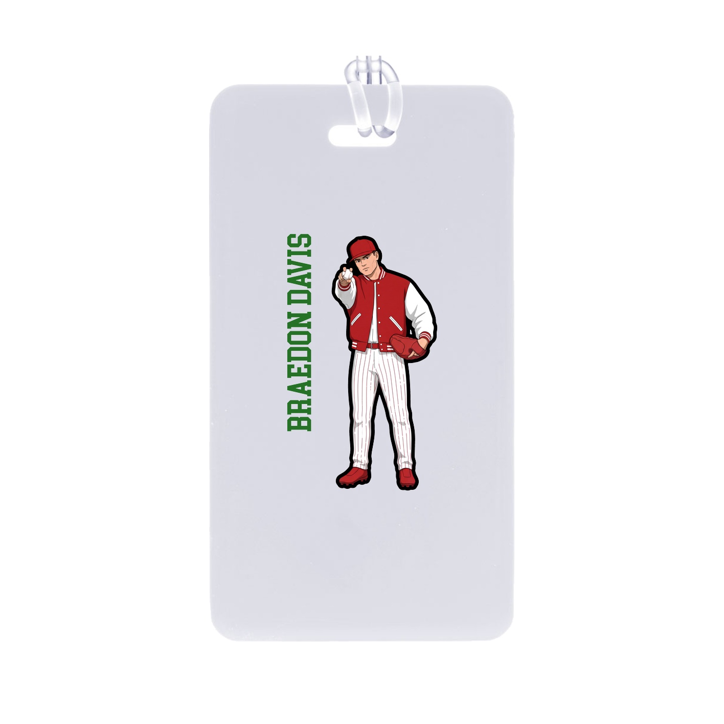 Bag Tag — Name Vertical in Classic