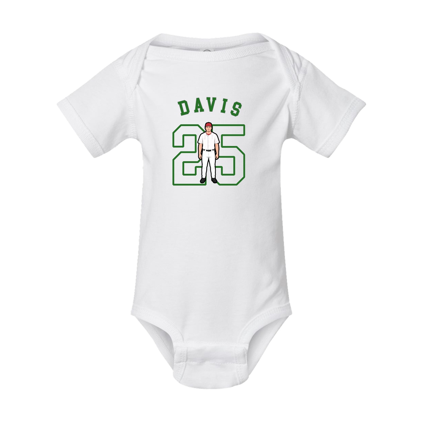 Baby Onesie — Shirsey Arch in White