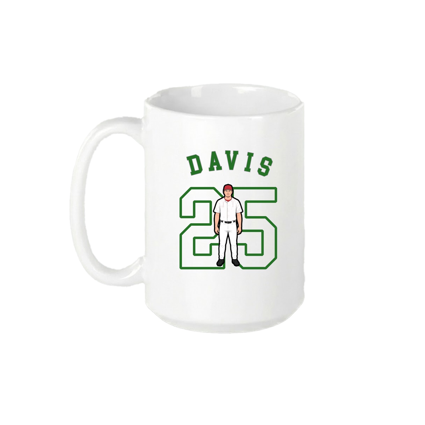 15oz Coffee Mug — Shirsey Arch in White
