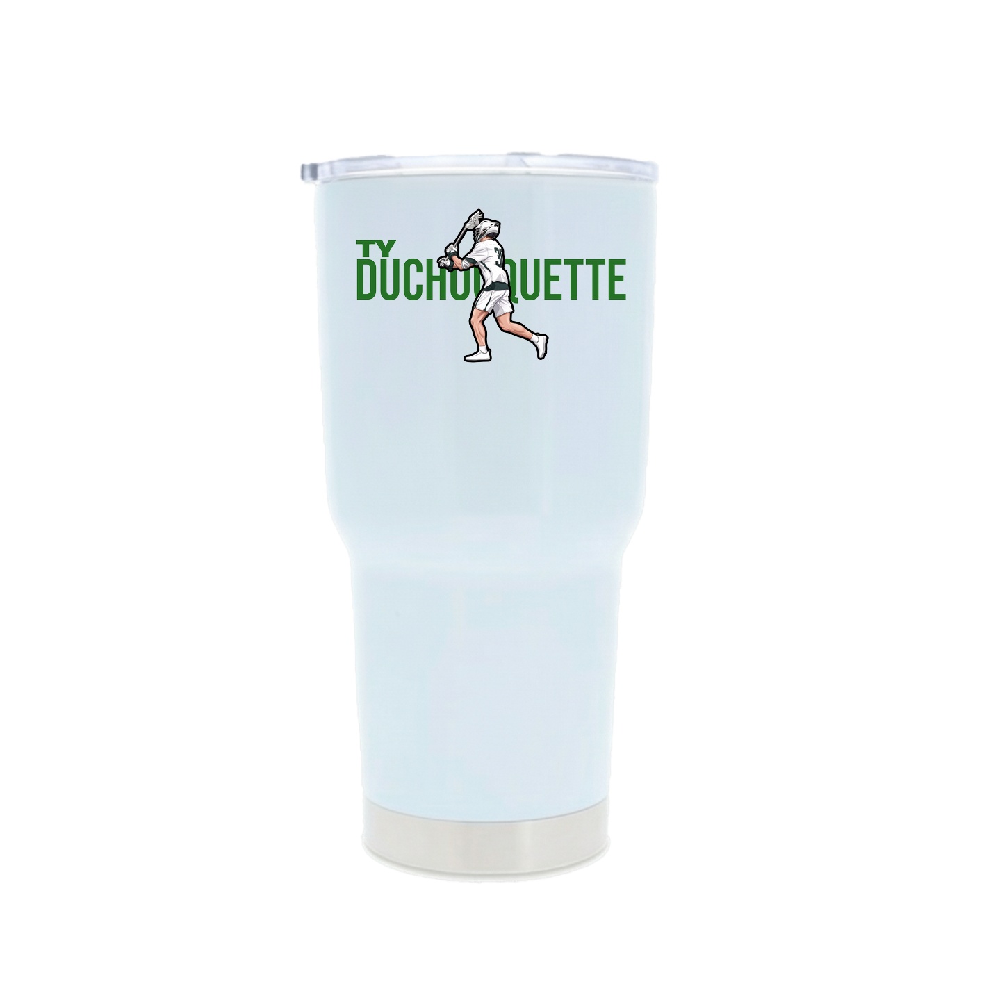 30oz Stainless Steel Tumbler — Player Name in White