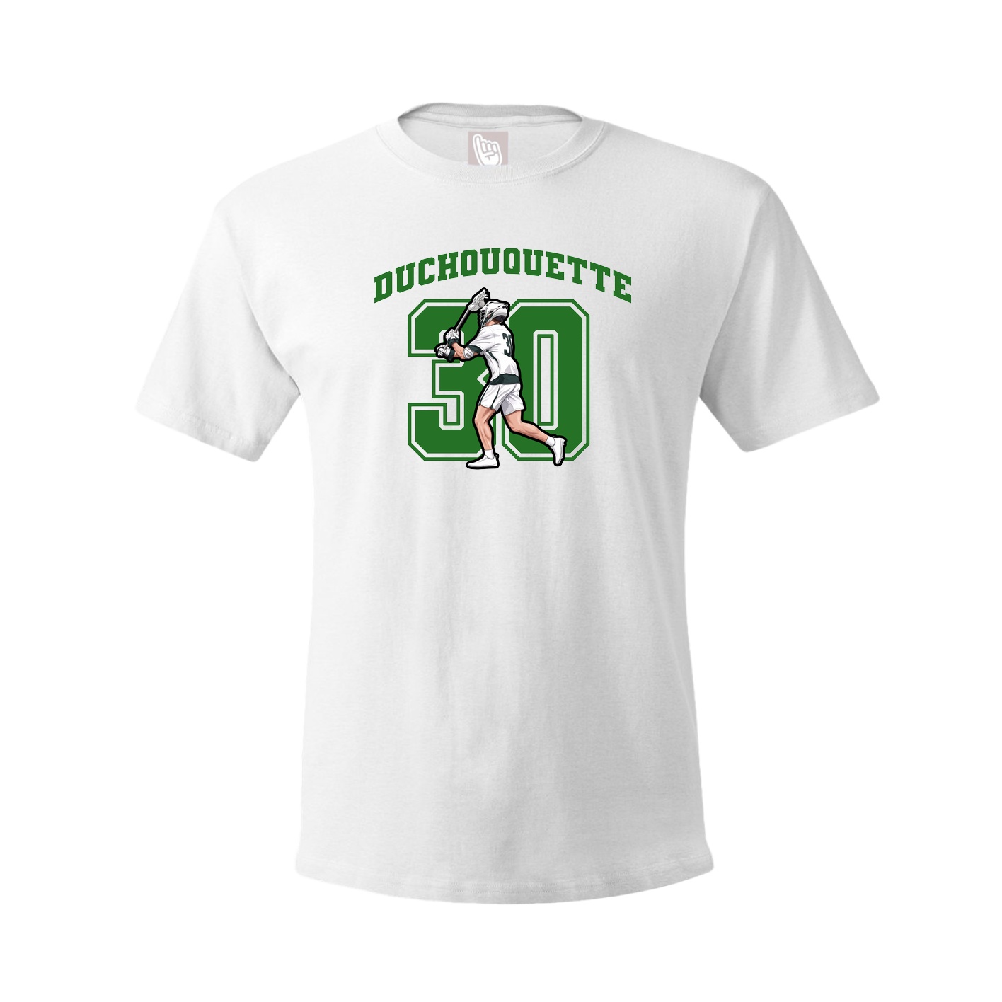 Youth Tee — Number in White