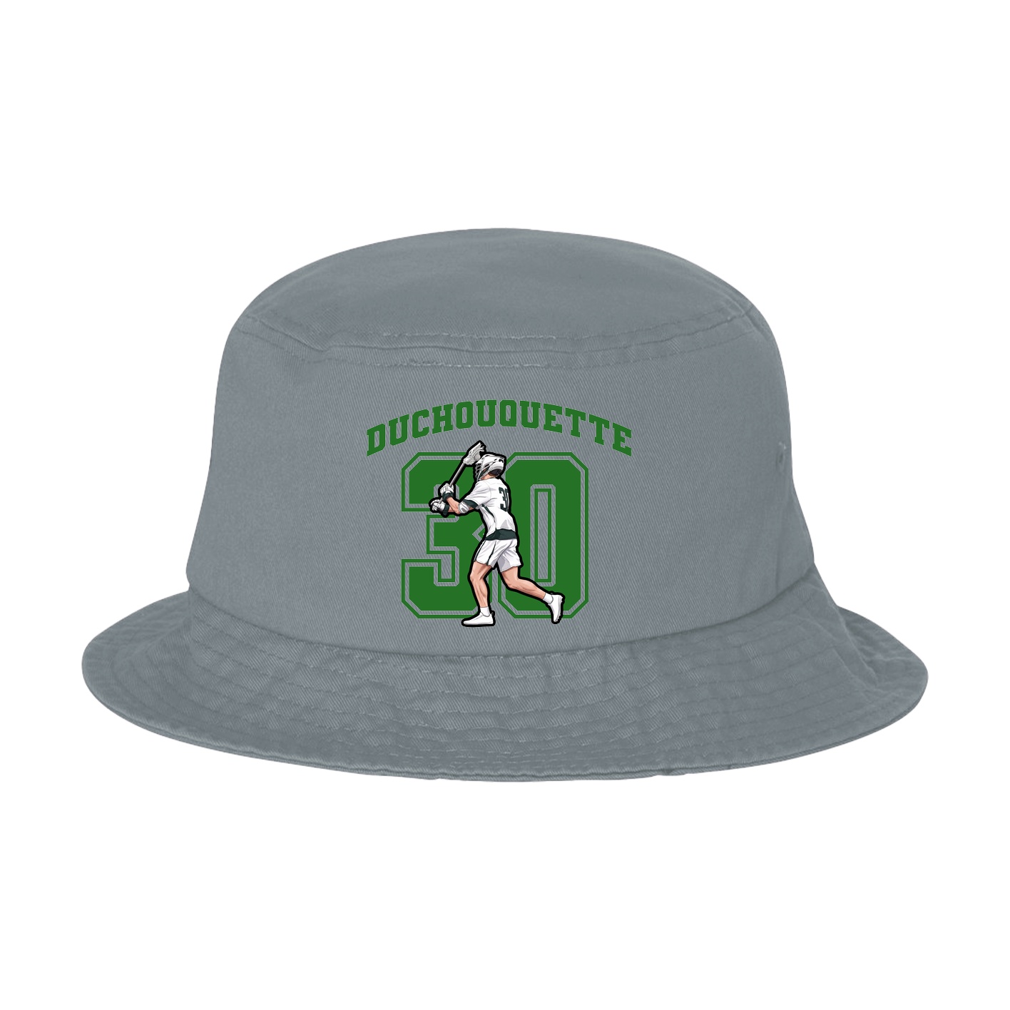 Bucket Cap — Number in Grey