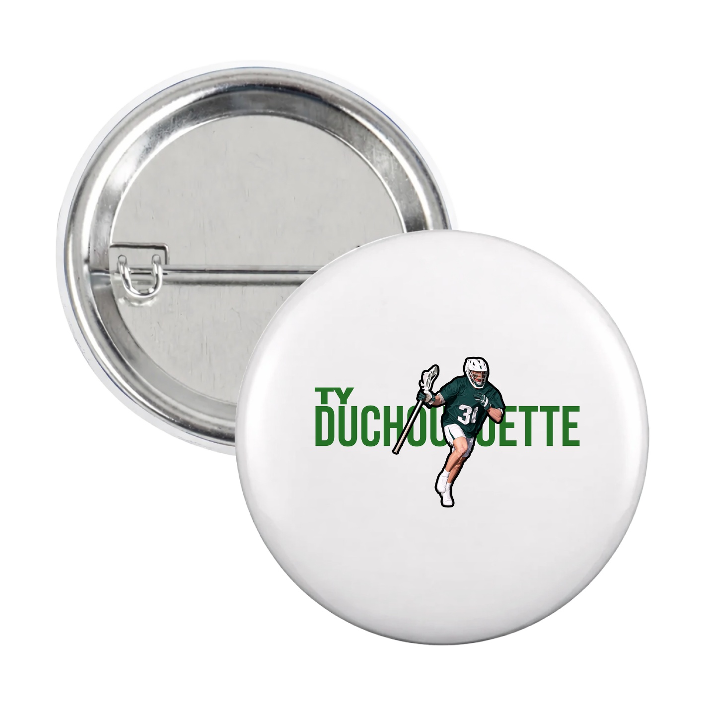 Game Day Button — Player Name in White
