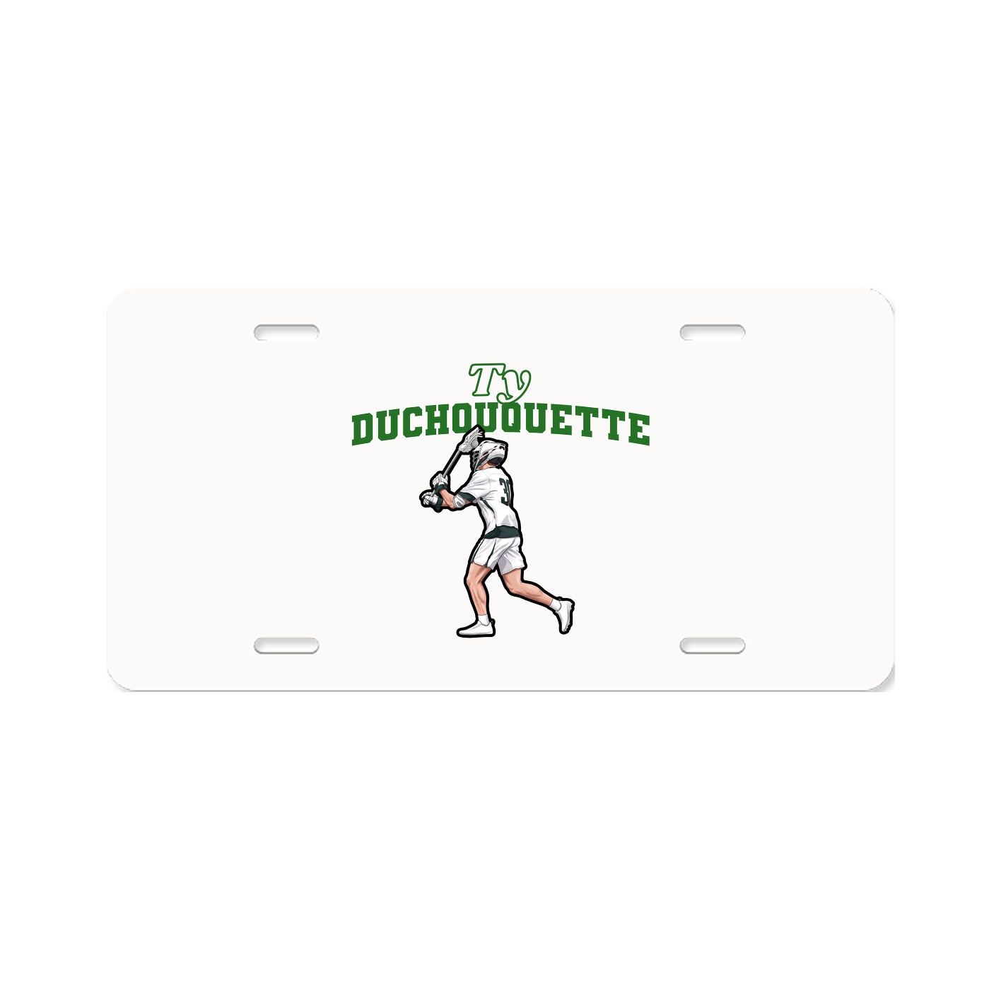 License Plate — Name Arch in Classic