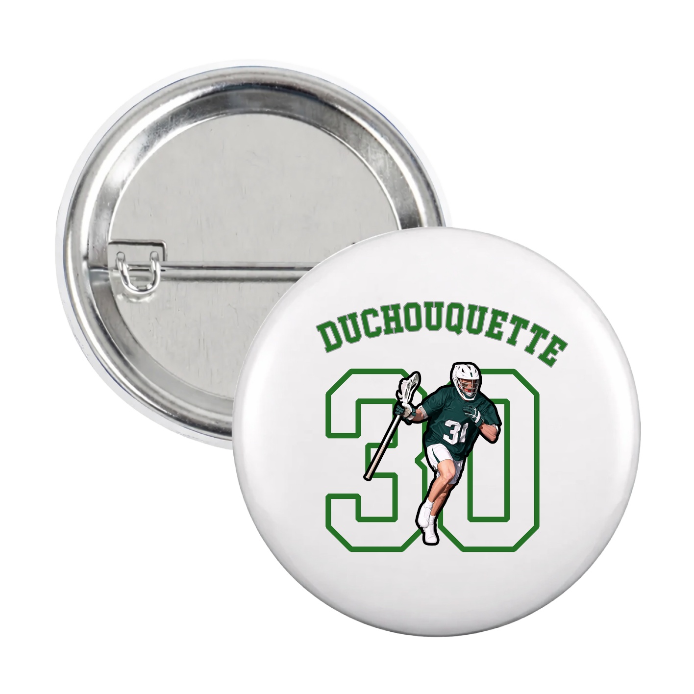 Game Day Button — Shirsey Arch in White