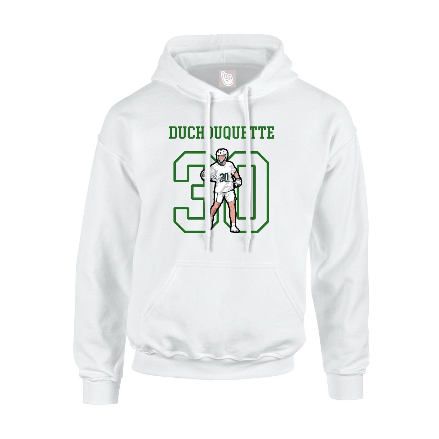 Hoodie — Shirsey in White