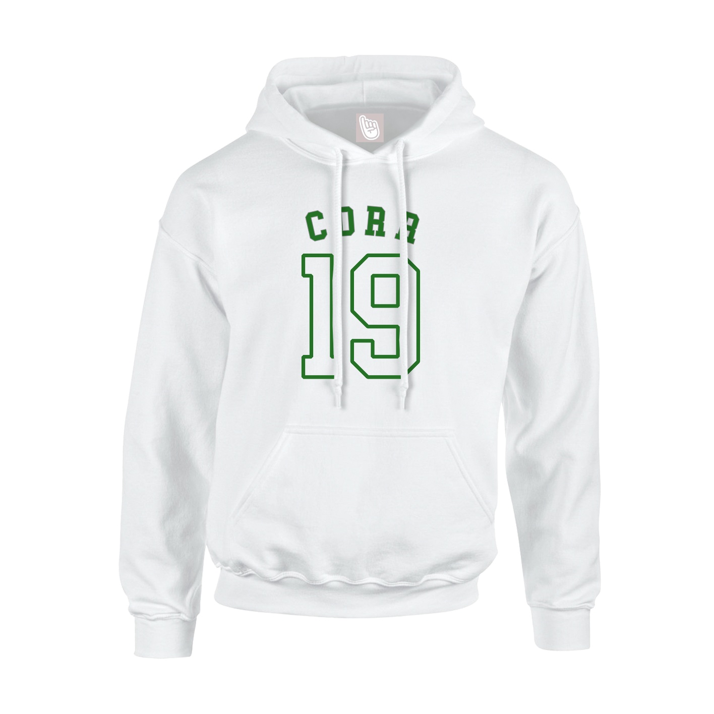 Hoodie — Shirsey Arch in White
