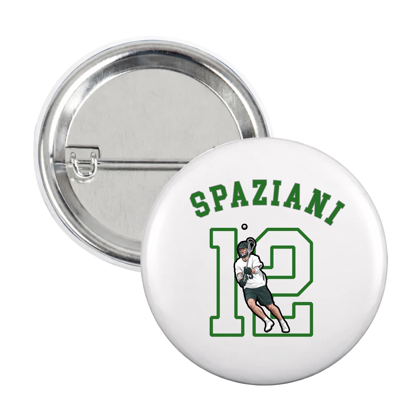 Game Day Button — Shirsey Arch in White
