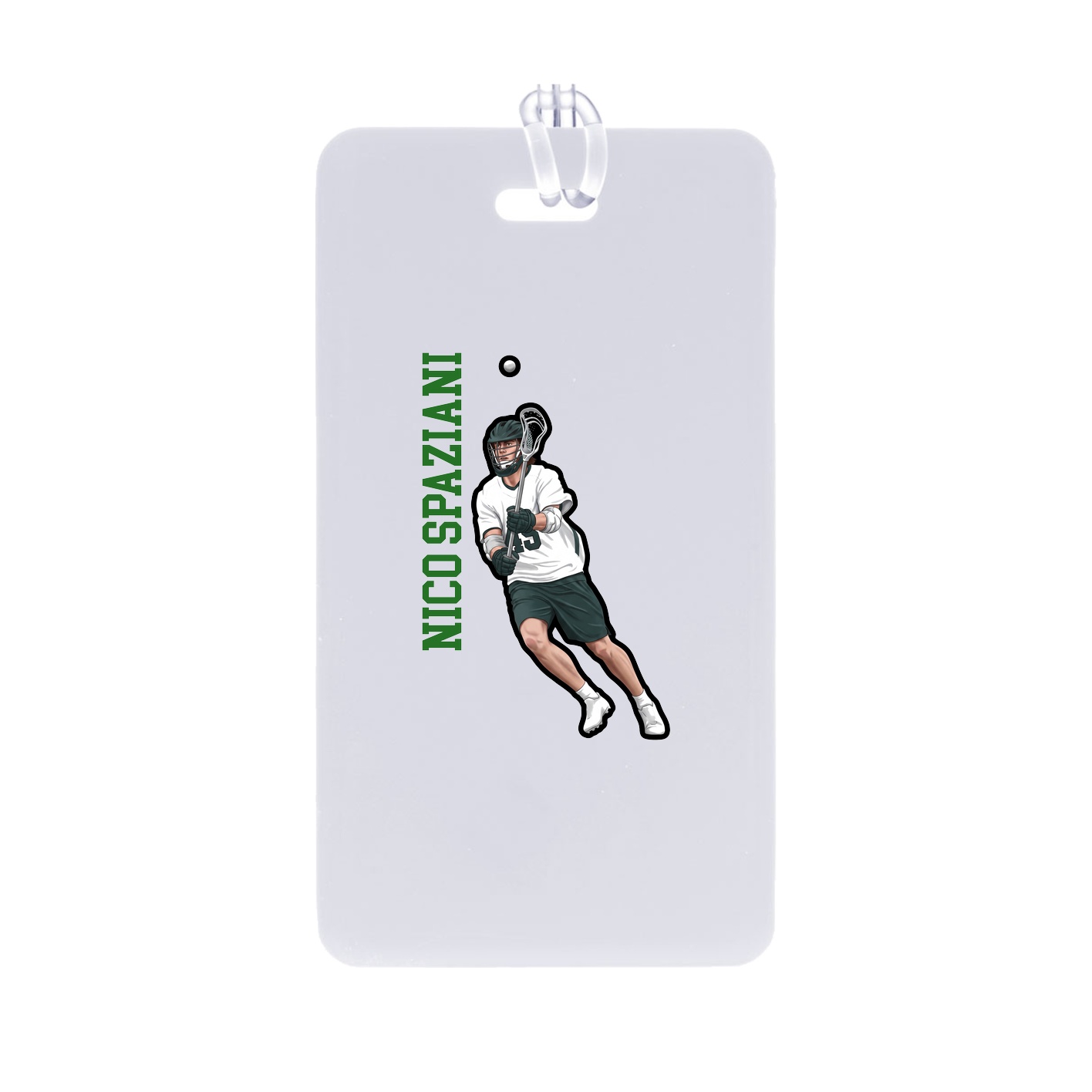Bag Tag — Name Vertical in Classic