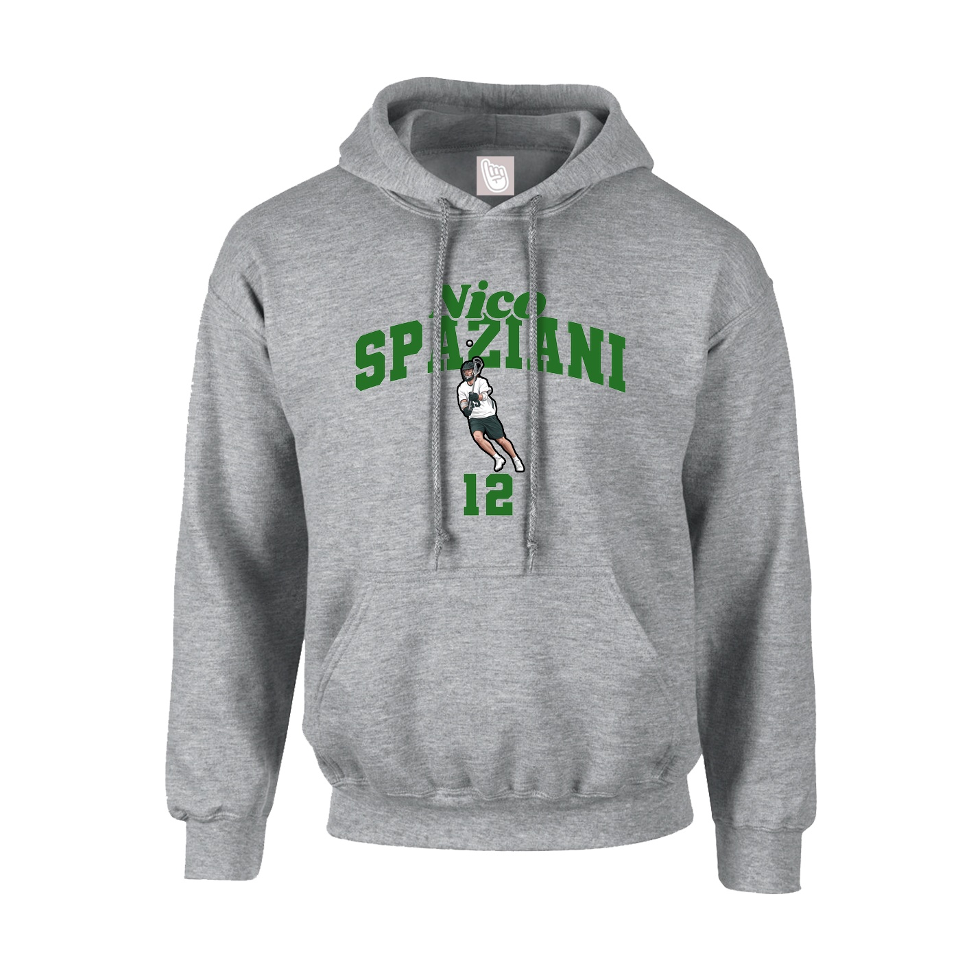Hoodie — Signature Arch in Grey