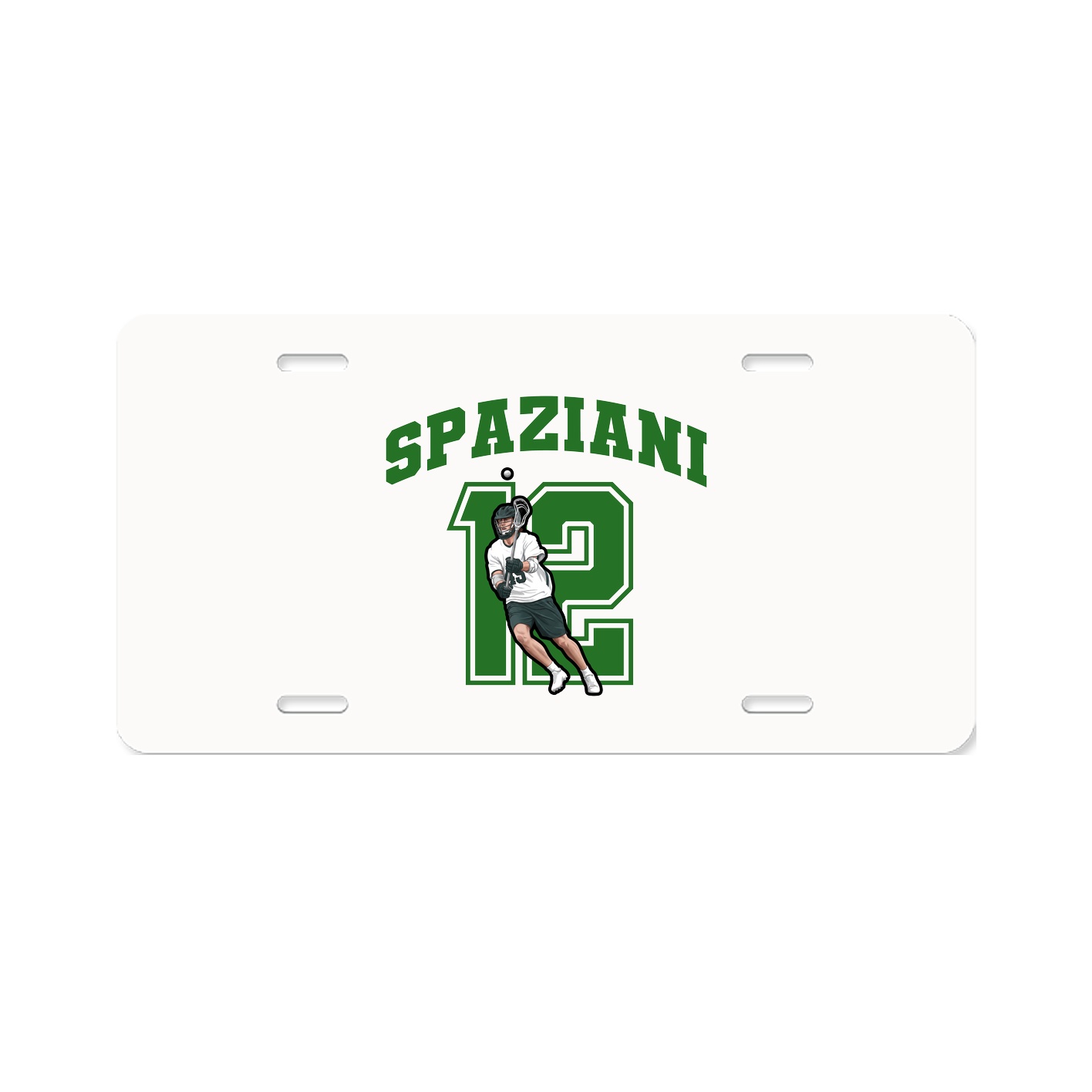 License Plate — Number in Classic