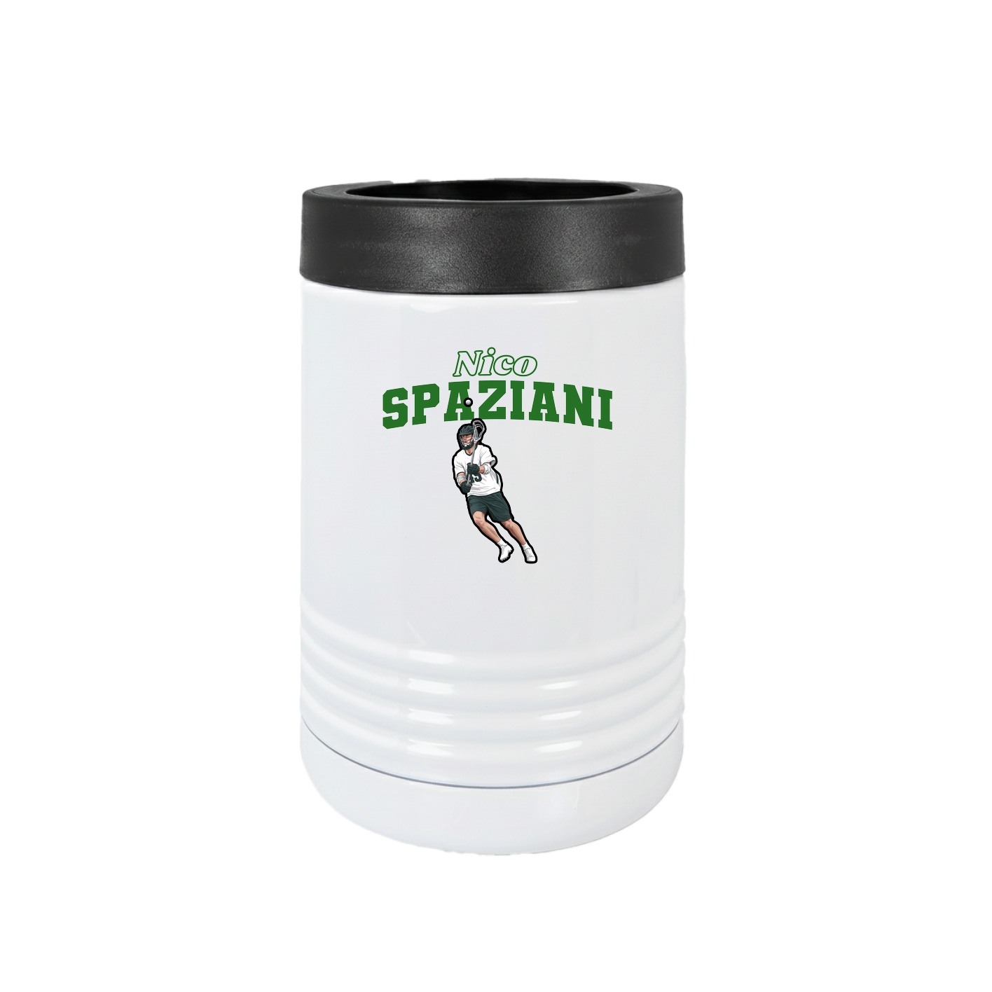 Beverage Holder — Name Arch in White