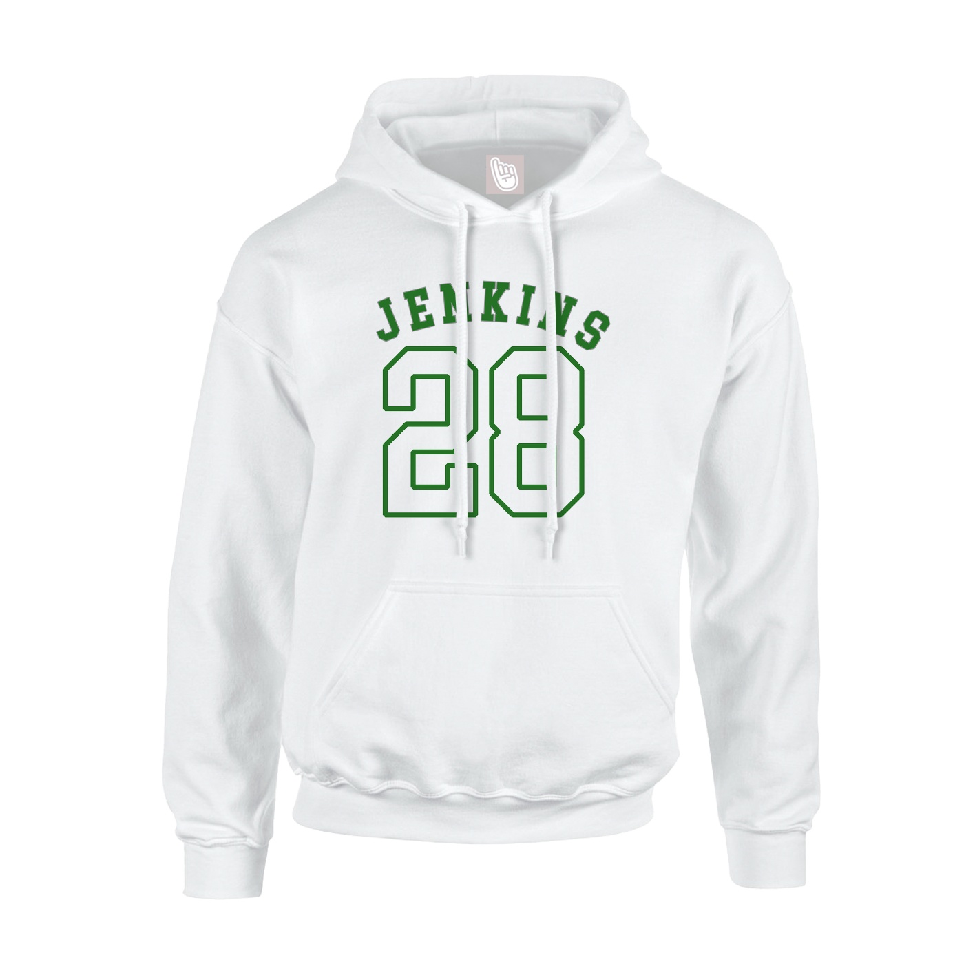 Youth Hoodie — Shirsey Arch in White