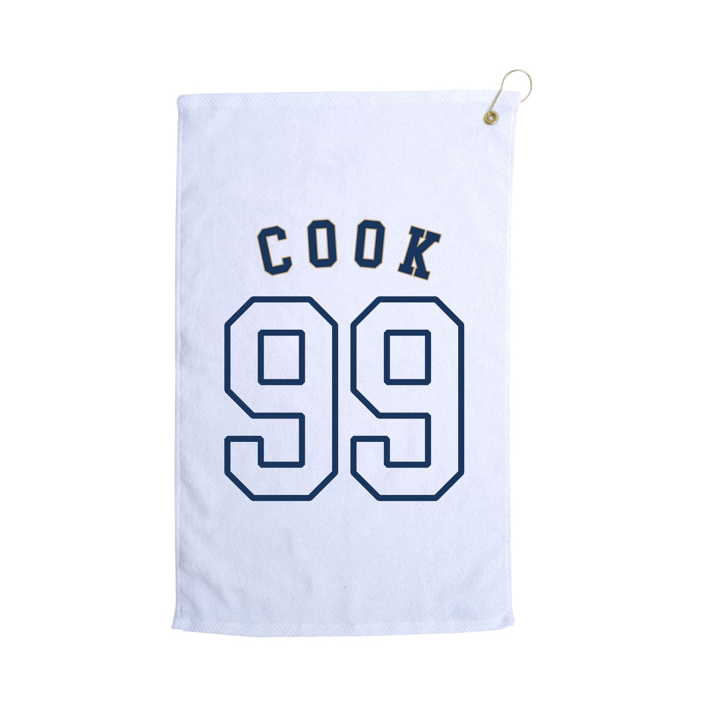 Golf Towel — Shirsey Arch in White