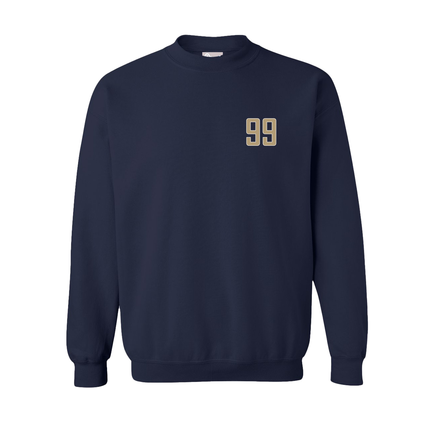 Fleece Crew — Front Shirsy in Navy