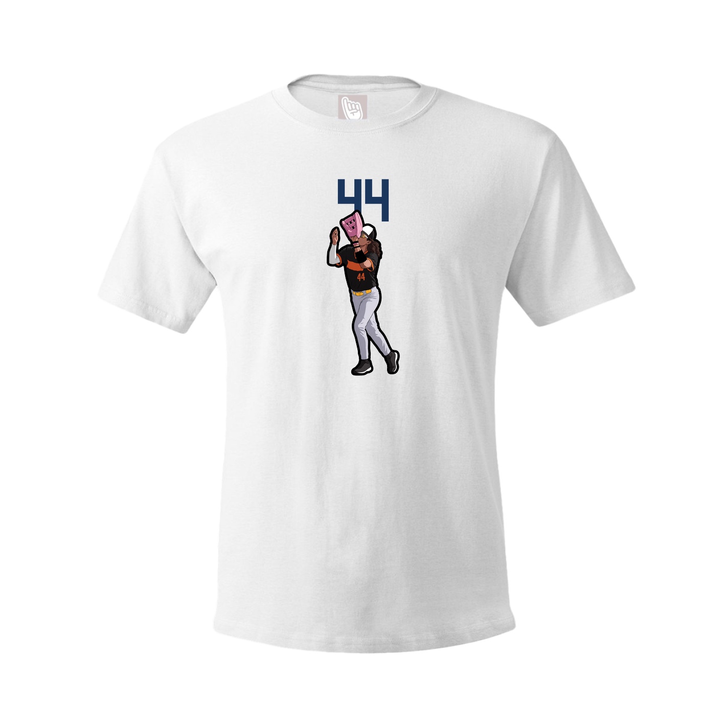 Tee — Number Top in White