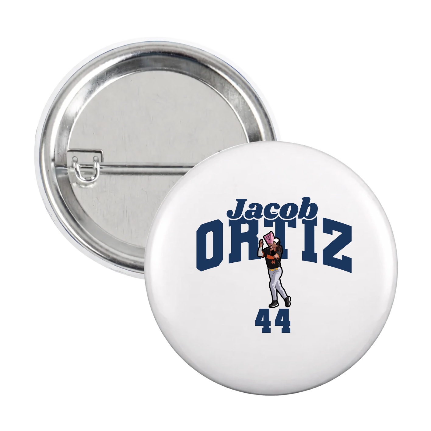 Game Day Button — Signature Arch in White