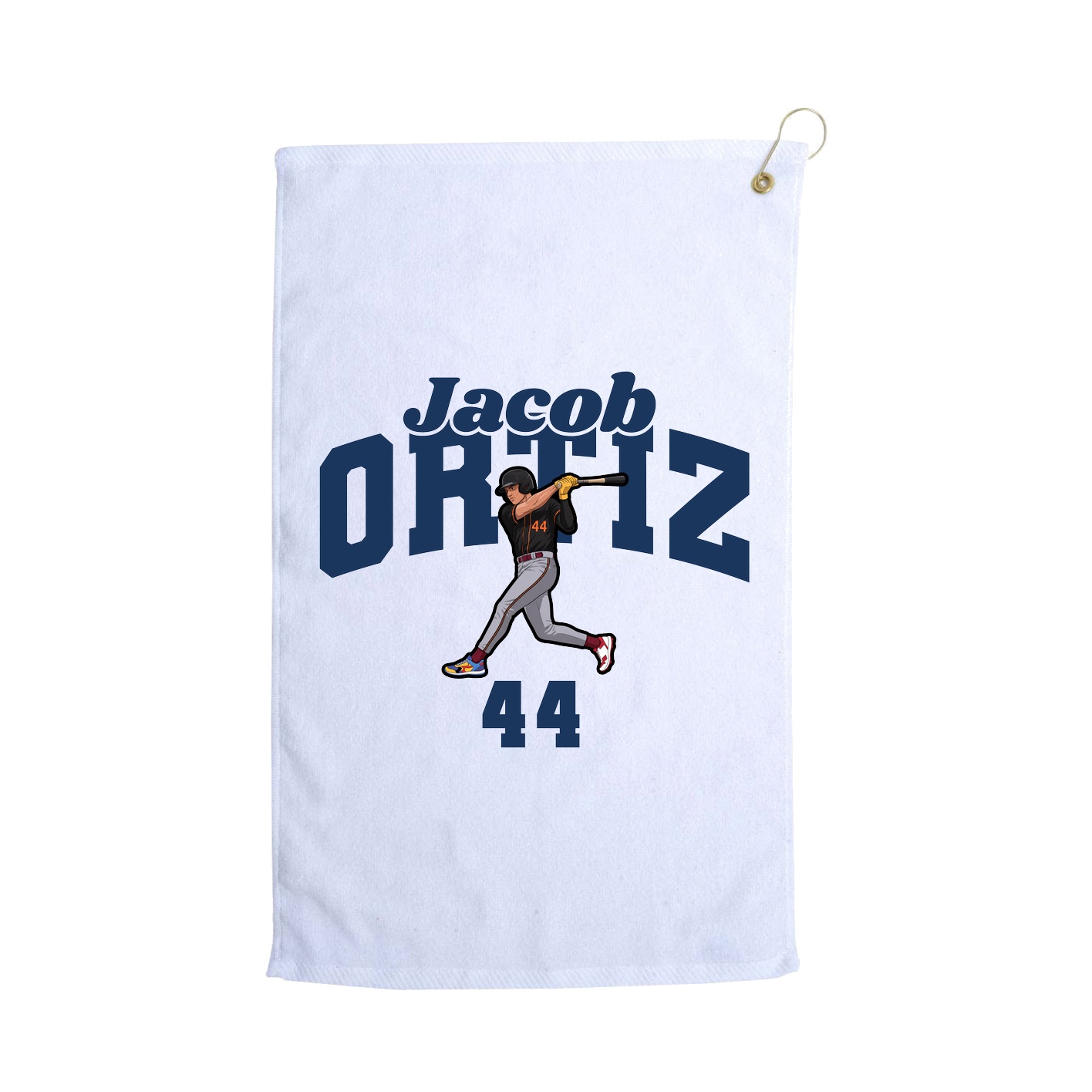Golf Towel — Signature Arch in White