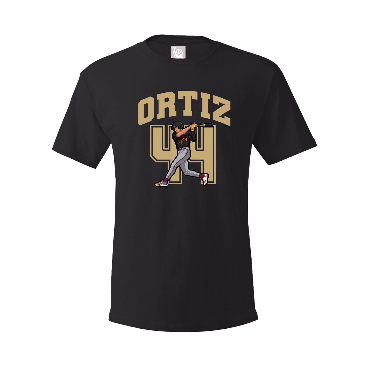 Youth Tee — Number in Black