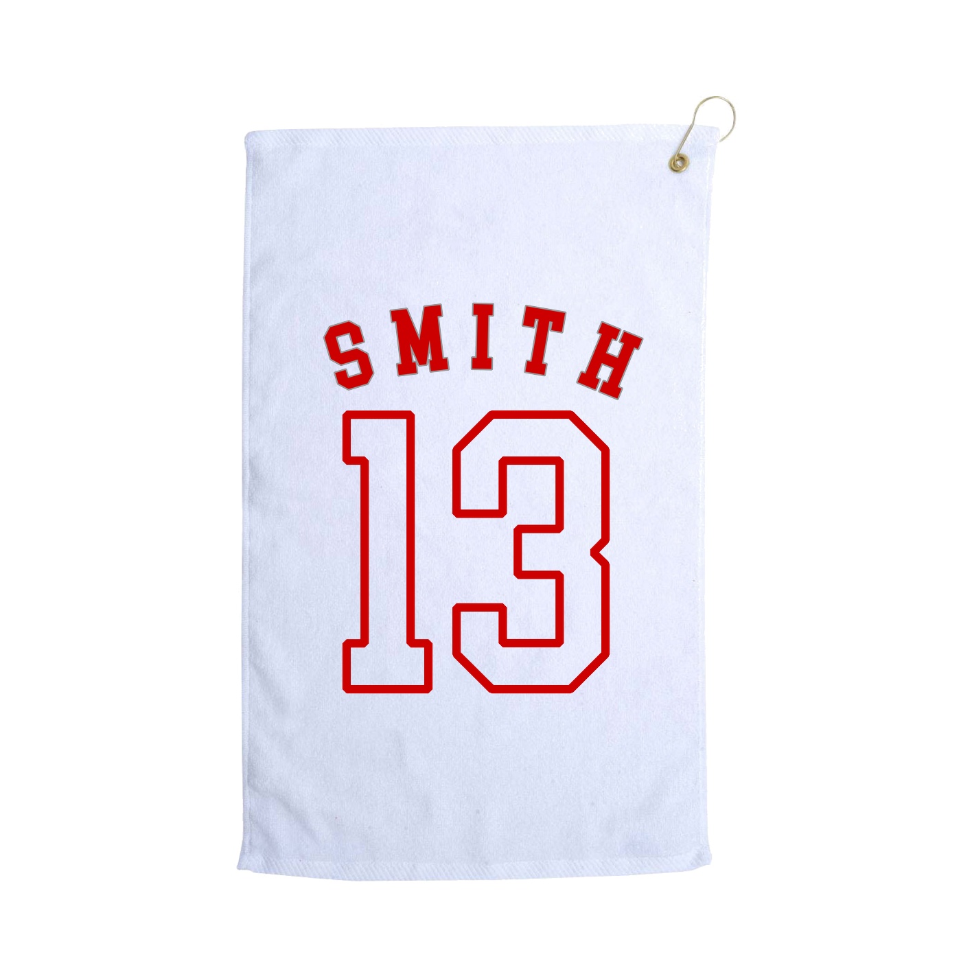 Golf Towel — Shirsey Arch in White