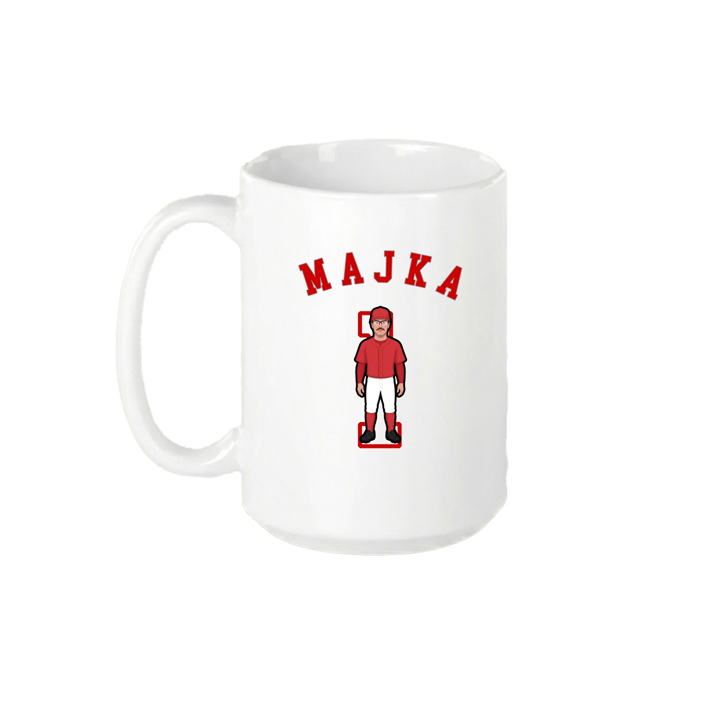 15oz Coffee Mug — Shirsey Arch in White