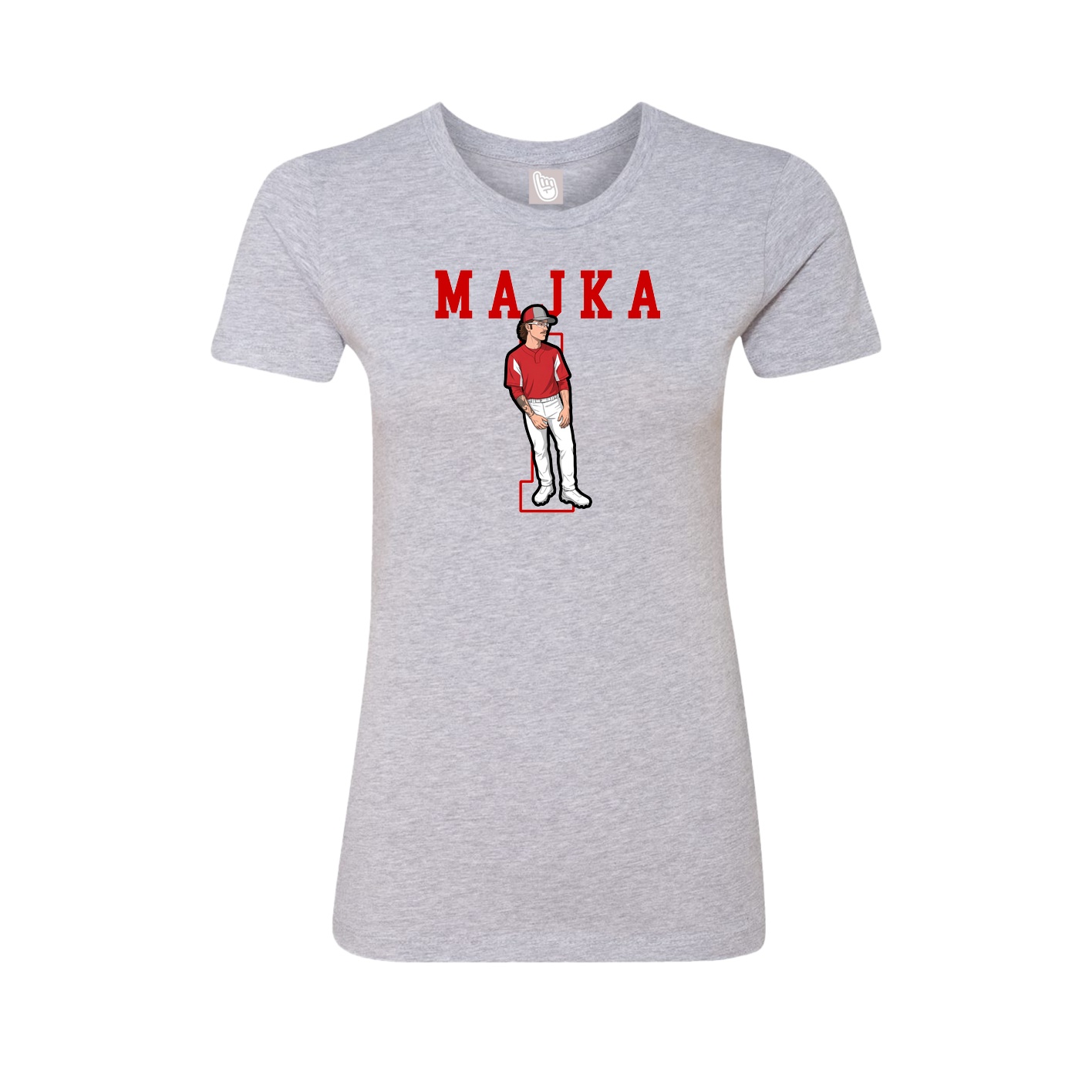 Fitted Women's Tee — Shirsey in Grey