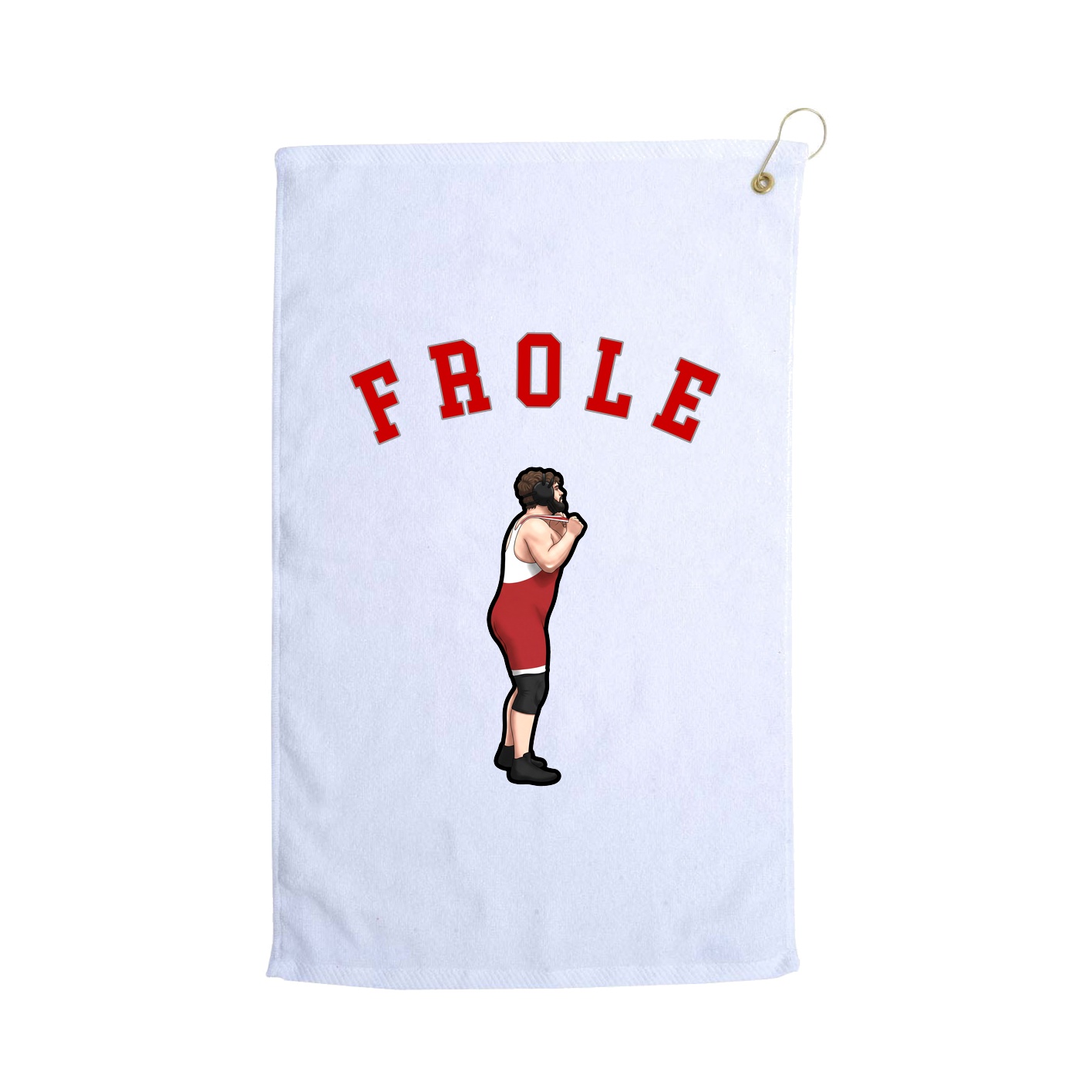 Golf Towel — Shirsey Arch in White