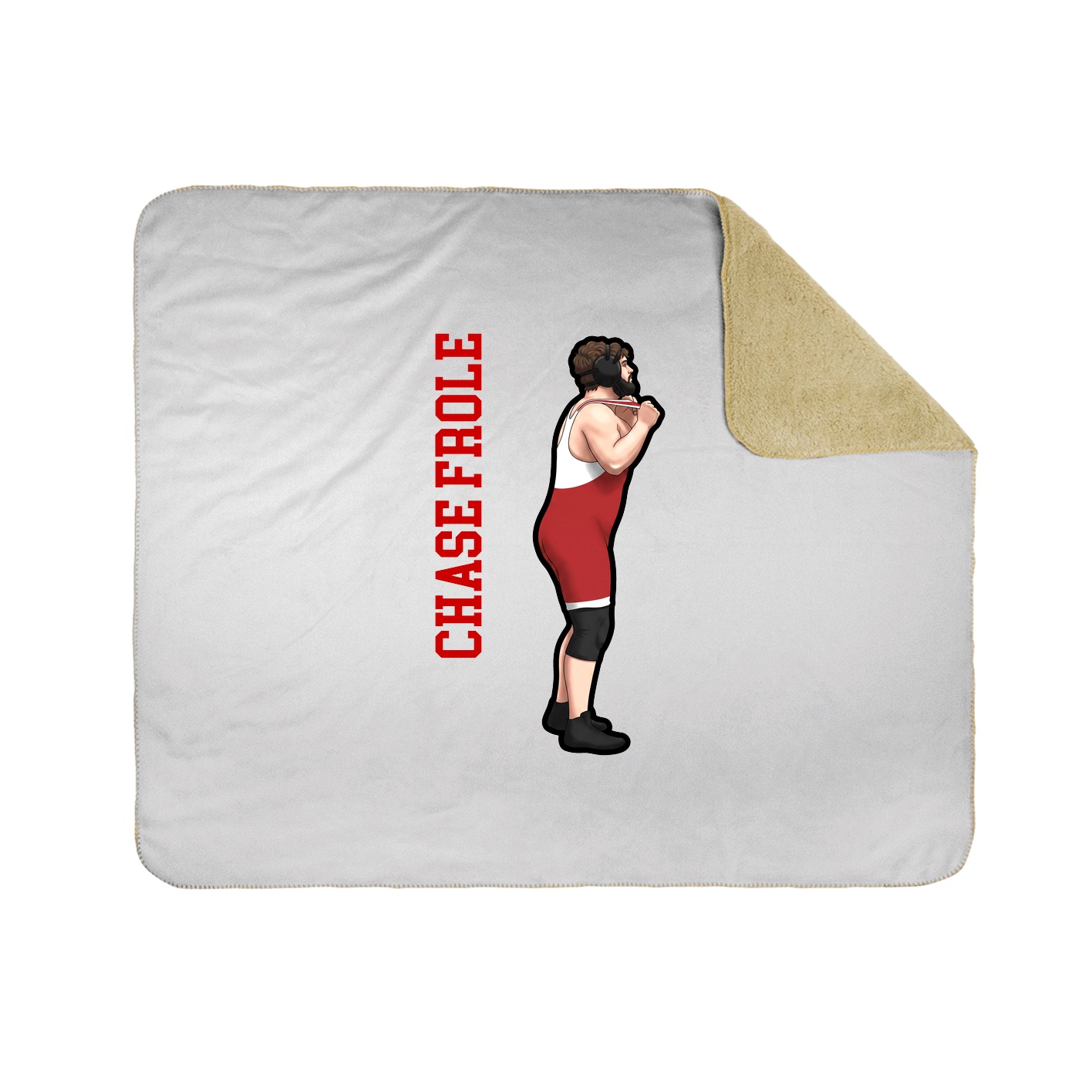 50x60 Sherpa Lined Throw Blanket