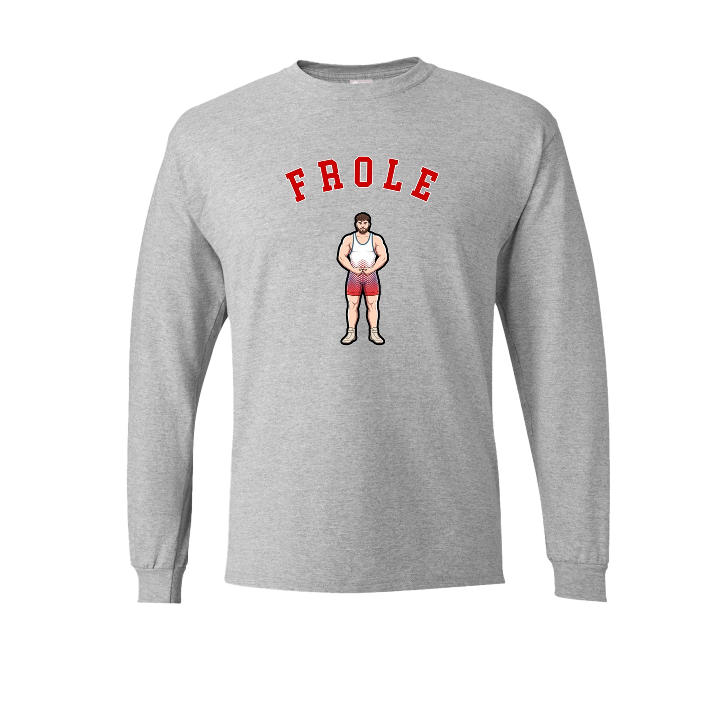 Long Sleeve Tee — Shirsey Arch in Grey